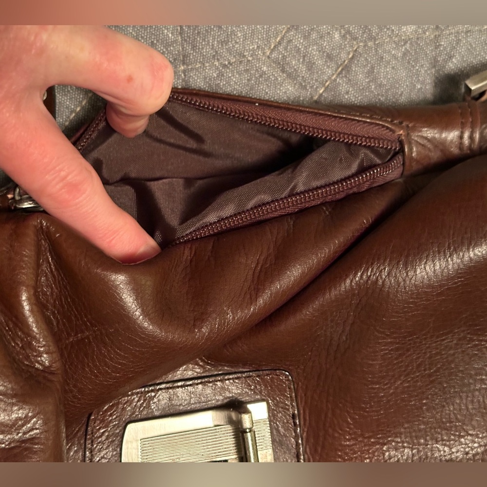 EUC Kenneth Cole Reaction leather-look briefcase laptop bag - Picture 6 of 14